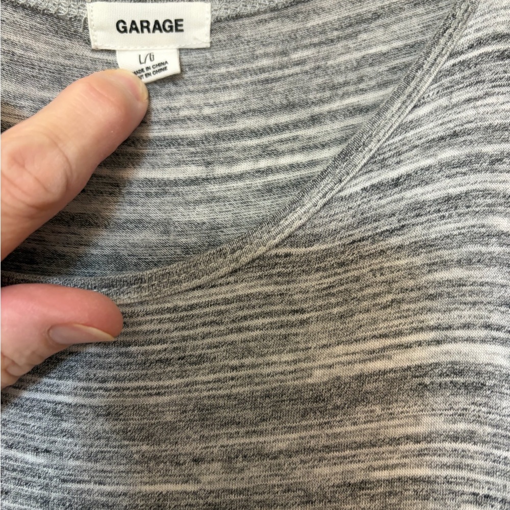 Garage Heather Gray Maxi Dress - Picture 3 of 8